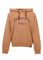 Felpa bambino marrone in cotone Daniele Alessandrini