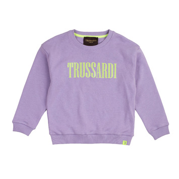 Trussardi felpa girocollo -TGA22024FE-LILLA-FLUO